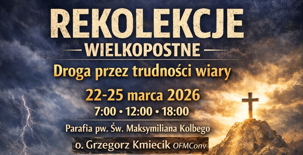 OGŁOSZENIA PARAFIALNE- V NIEDZIELA WIELKIEGO POSTU